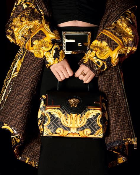 versace fendi show|fendi versace handbag.